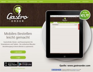 Vergleich von Tablet-Gastronomie-Kassensystemen Android-Tablet gastroorder