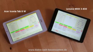 Vergleich Acer und Lenovo Tablet