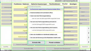 Gastronomie Kassensoftware Bistro-Cash 4.1