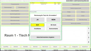 Gastronomie Kassensoftware Bistro-Cash 4.1